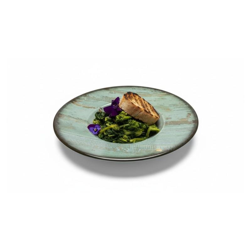 Cime Di Rapa Stufate Con Pane Tostato