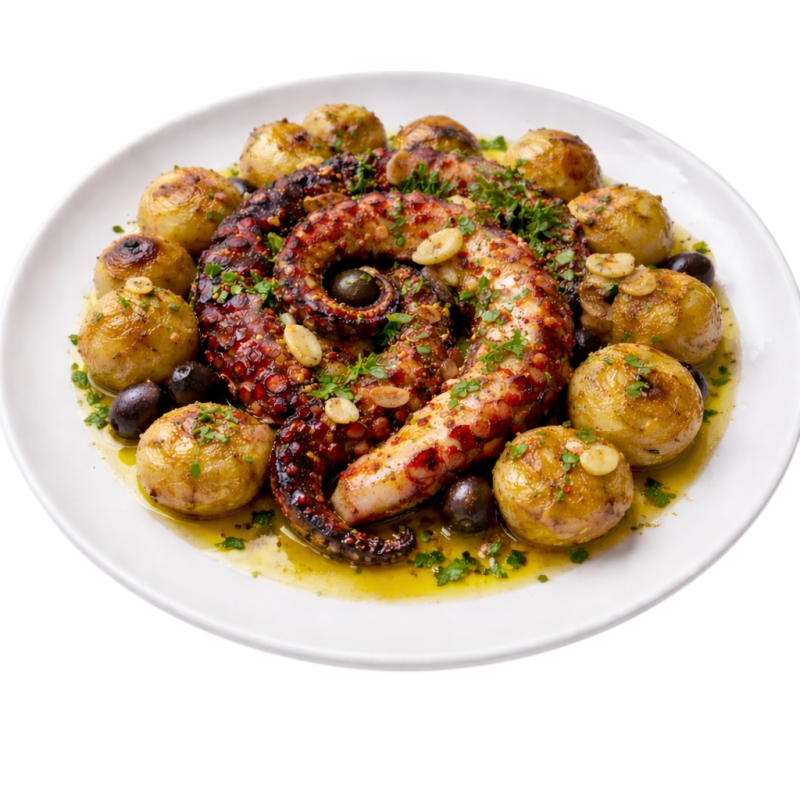 Menu Du Jour Polvo À Lagareiro (Pieuvre À Lagareiro )