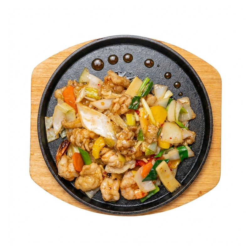 Mix De Fruits De Mer À La Sauce Piquante