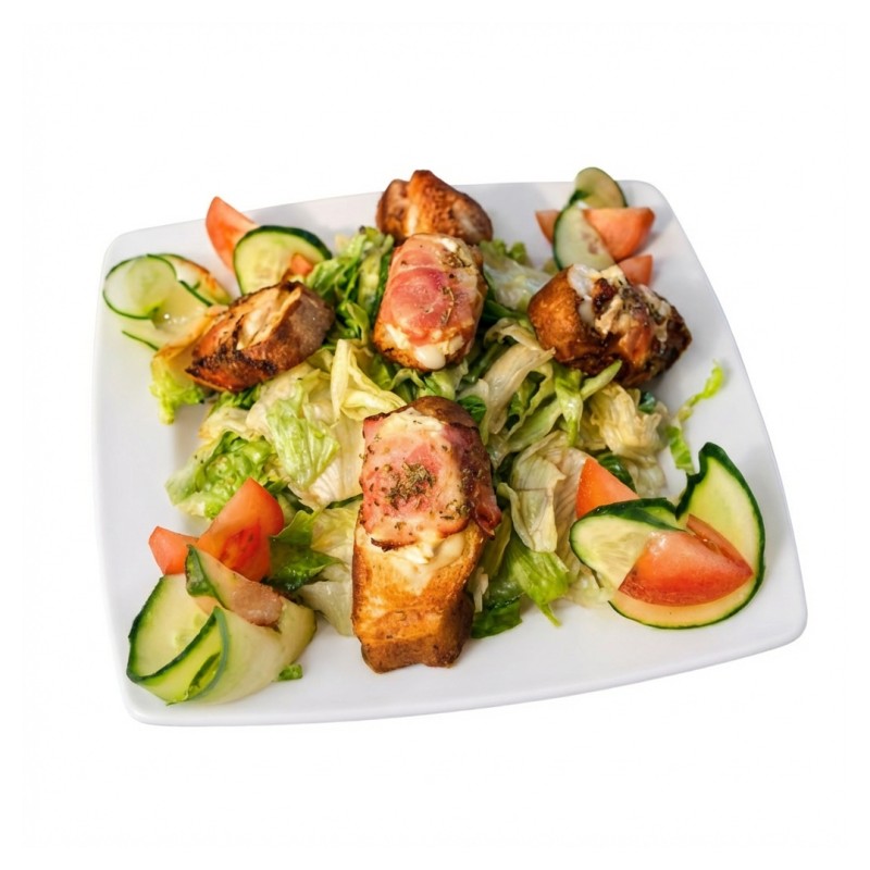 Salade Au Chèvre Chaud Et Lard
