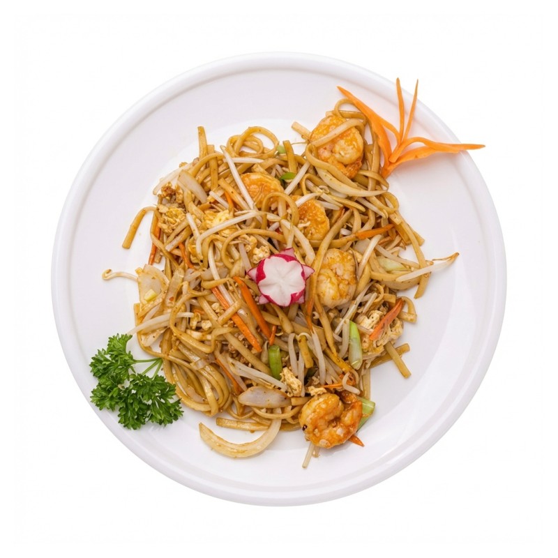 Nouilles Sautées Aux Langoustines