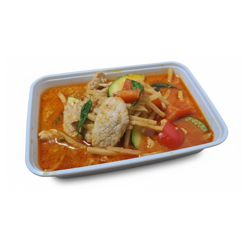 Curry Rouge Au Boeuf Avec Lait De Coco