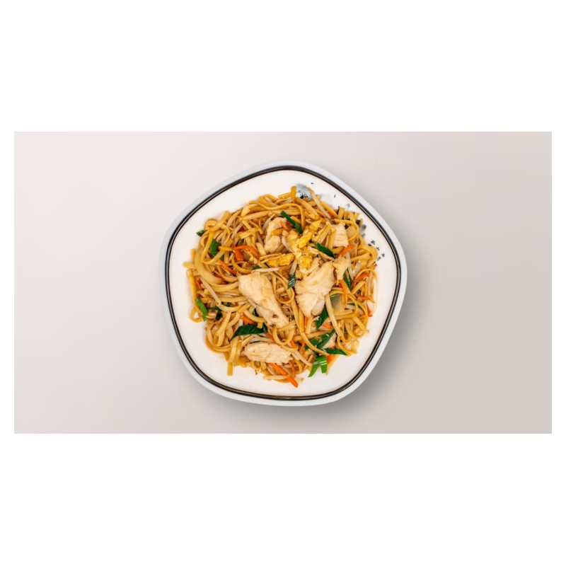 80 Nouilles Sautées Au Poulet