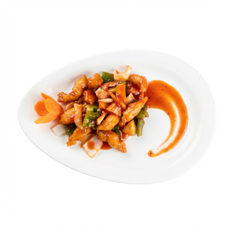 Boeuf Frit Découpé En Laniéres Sause Piquant