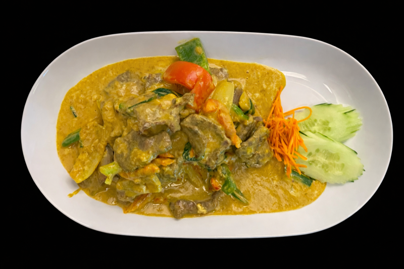 (26B) Boeuf Sautés À La Poudre De Curry Jaune