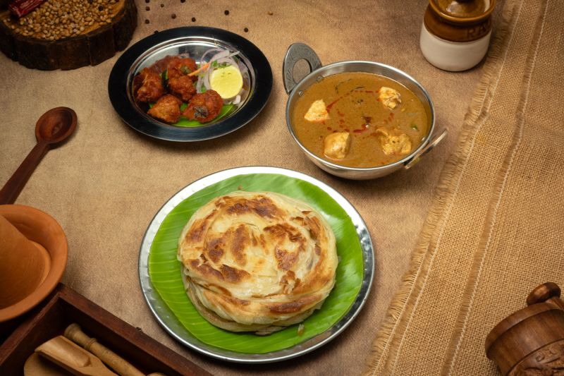 Pb5C Nagerkoil Kothu Parotta - Chicken