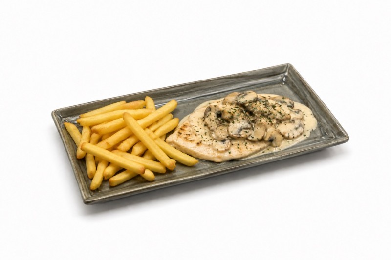 Escalope De Dinde Crème Champignons Enfant