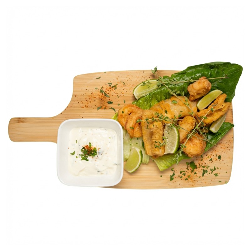 Calamars Et Scampis Frits, Sauce Tzatzíki