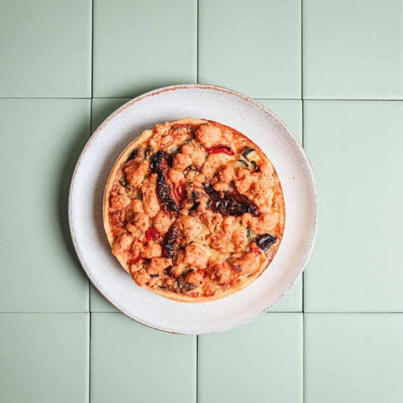 Quiche Légumes Grillés, Crumble