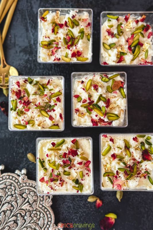 Rasmalai Short Glass Dessert