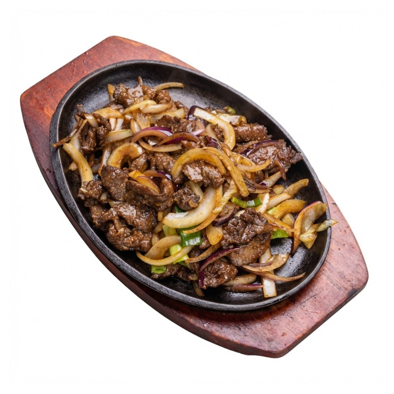 70 Filet De Boeuf Sauté Aux Oignons