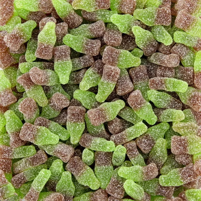 Mini Bouteille Cola Verte Et Marron
