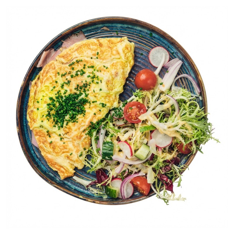 Omelette Jambon Fromage