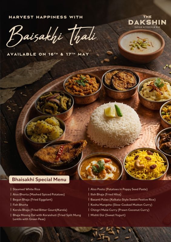 Authentic Bengali Baisakhi Feast (Thali)