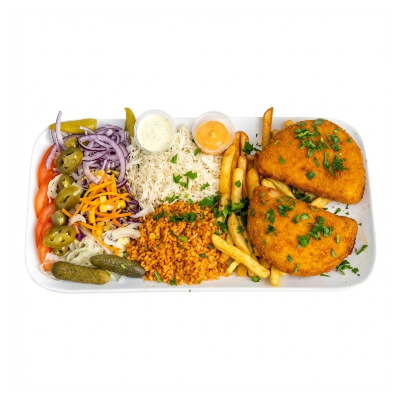 Assiette Escalope Ou Fricadell