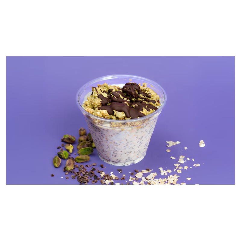 Crunchy Pistachio Choc Overnight Oats