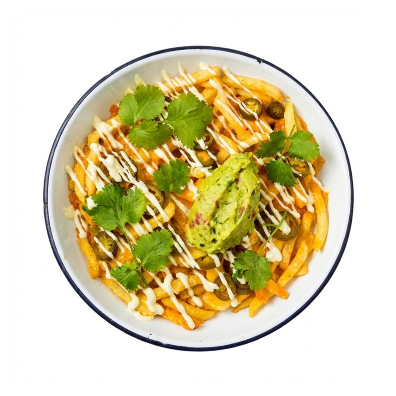 Jalapeños, Cheddar, Coriander, Guacamole & Cream