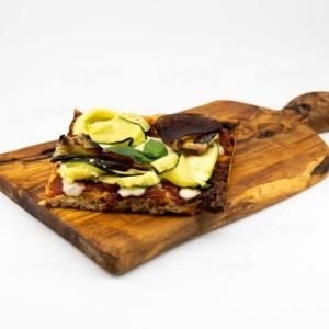 Pizza Margherita Avec Legumes (Aubergines + Courgettes)