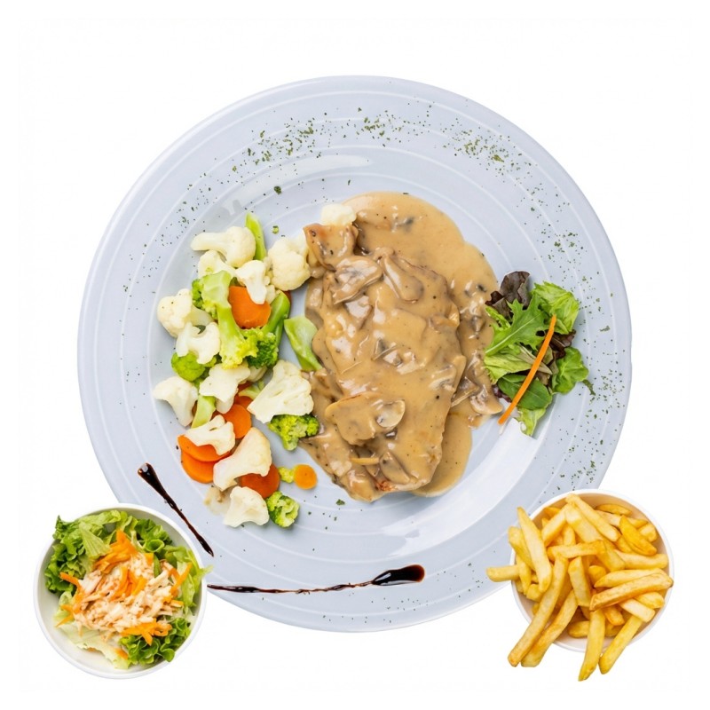 Cordon Bleu De Veau Crème Champignons