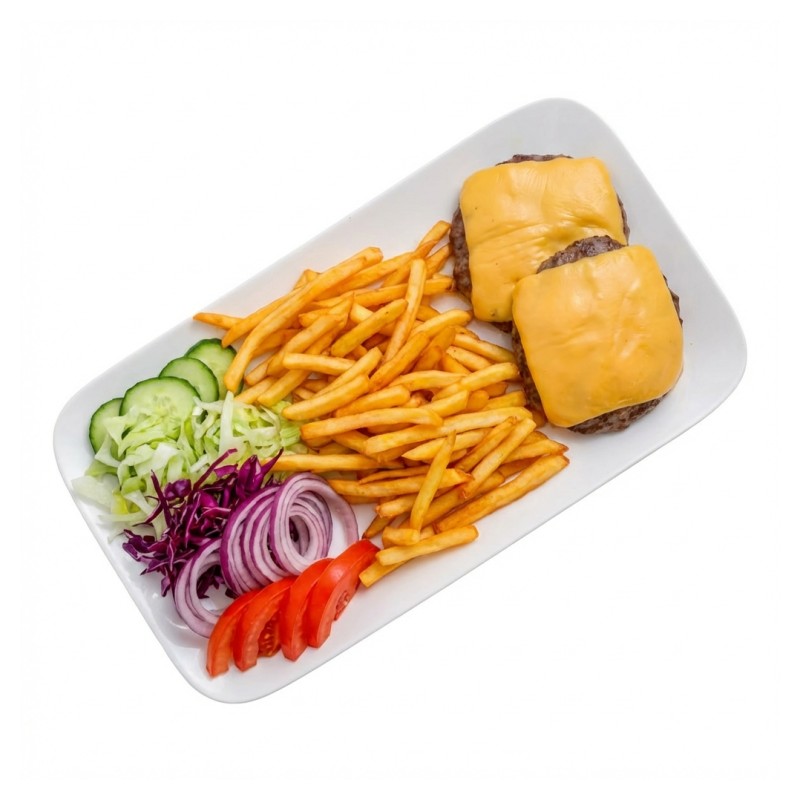 Assiette Cheesburger