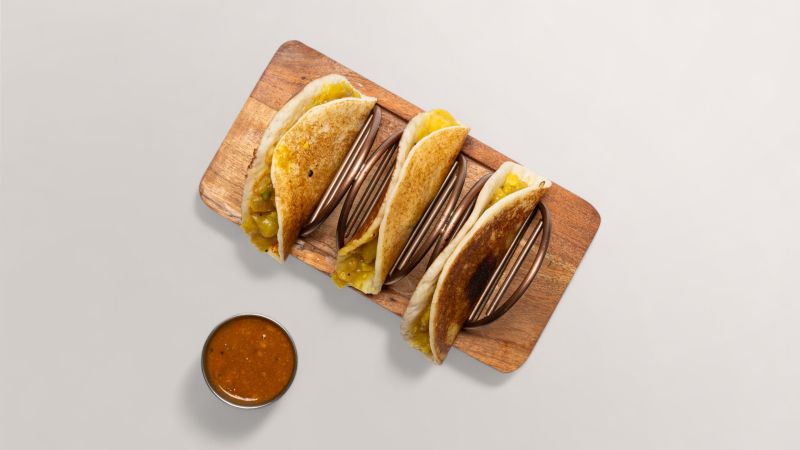Dosa Tacos - Spicy Potatoes Masala
