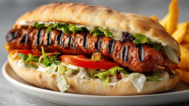 Menu Sandwich Saucisse Turque