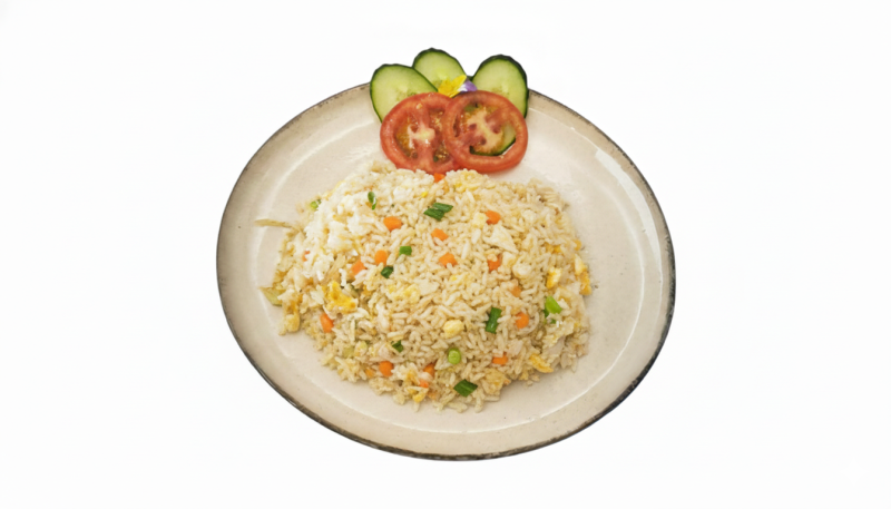 Riz Sauté Végétarien (2 Œufs) – Grande Portion
