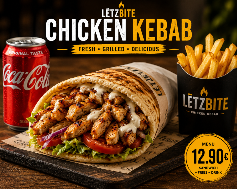 Menu Kebab Poulet