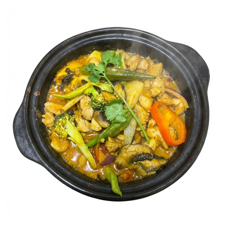 114. Poulet Curry Thaïau Lait De Coco