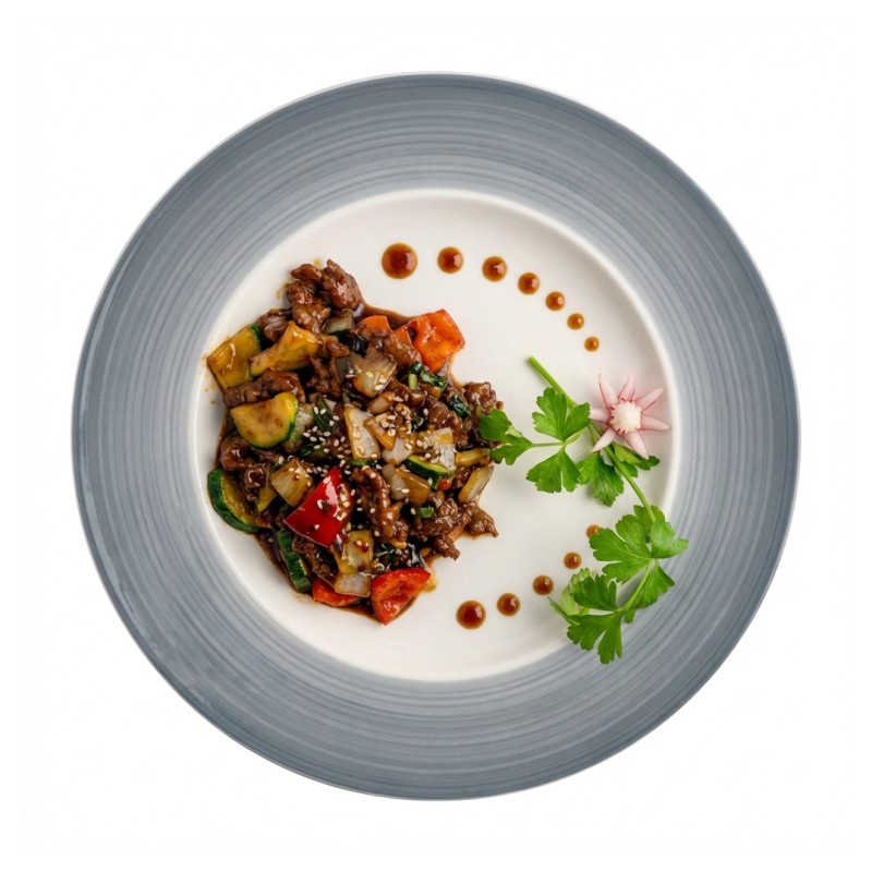 Bœuf Sauce Haricots Noirs