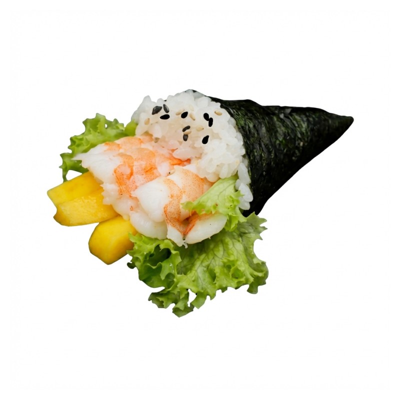 56 Temaki Crevette Mangue