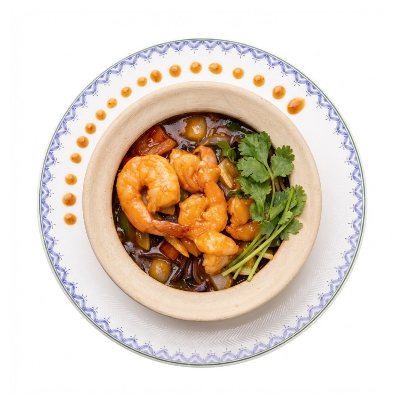 T5 - Scampis Sauté Au Basilic Thaï