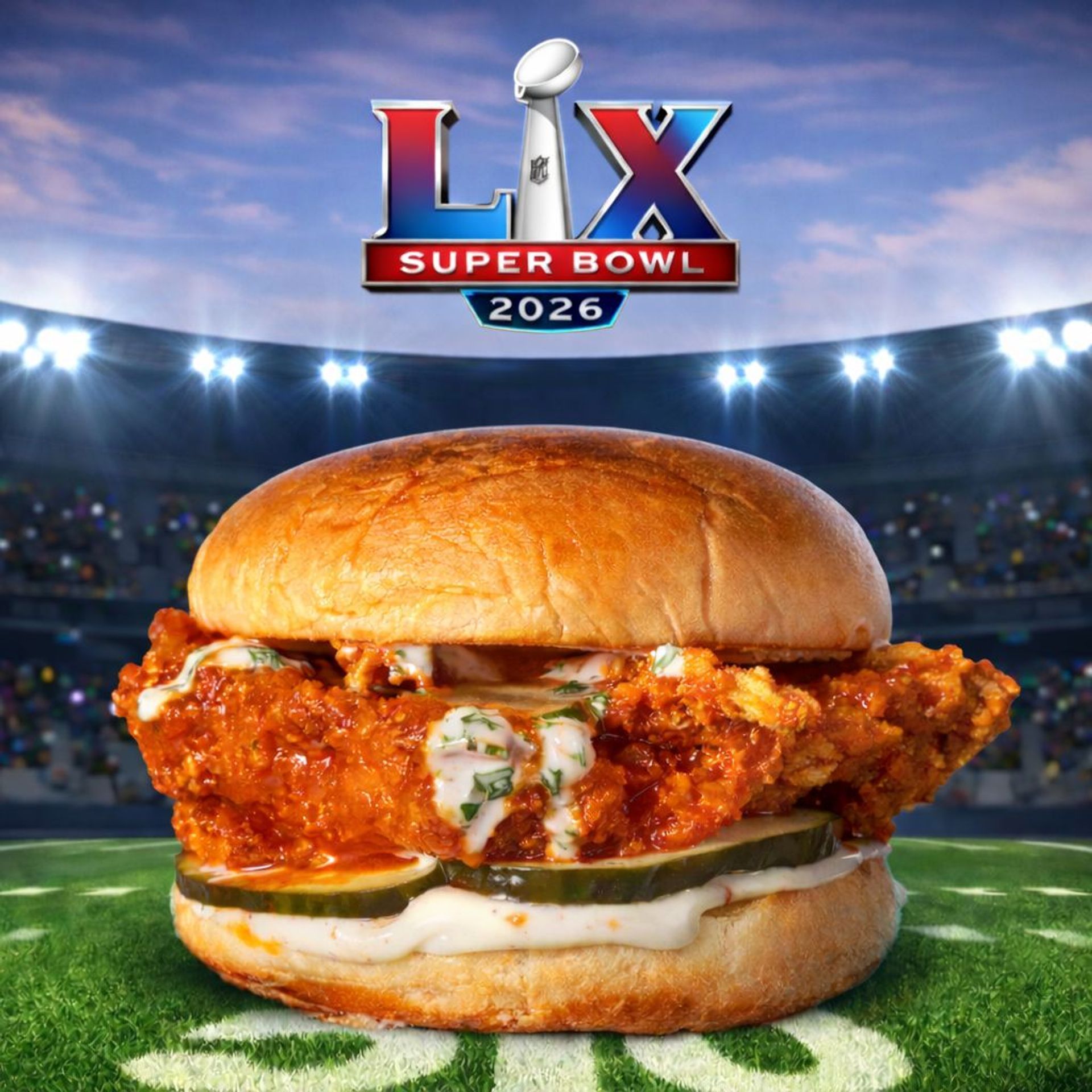 Buffalo Chickenburger