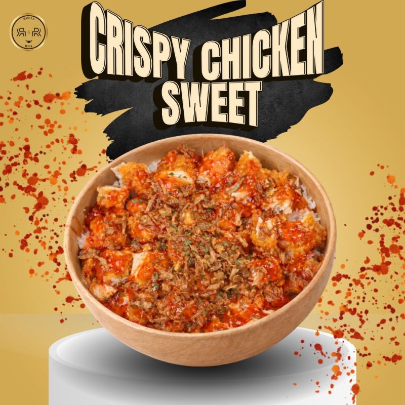 Bowl Crispy Chicken Sweet Halal