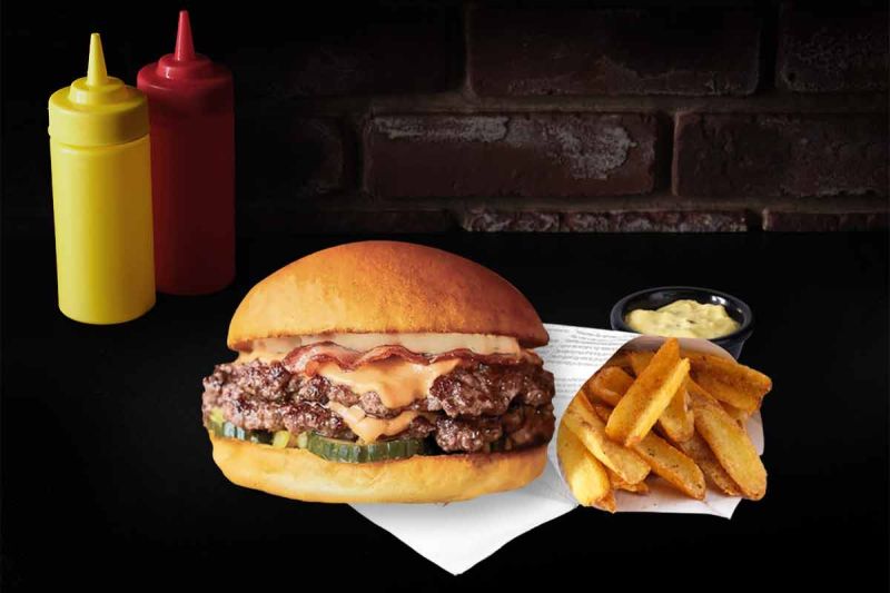Smash Burger Bacon Cheese
