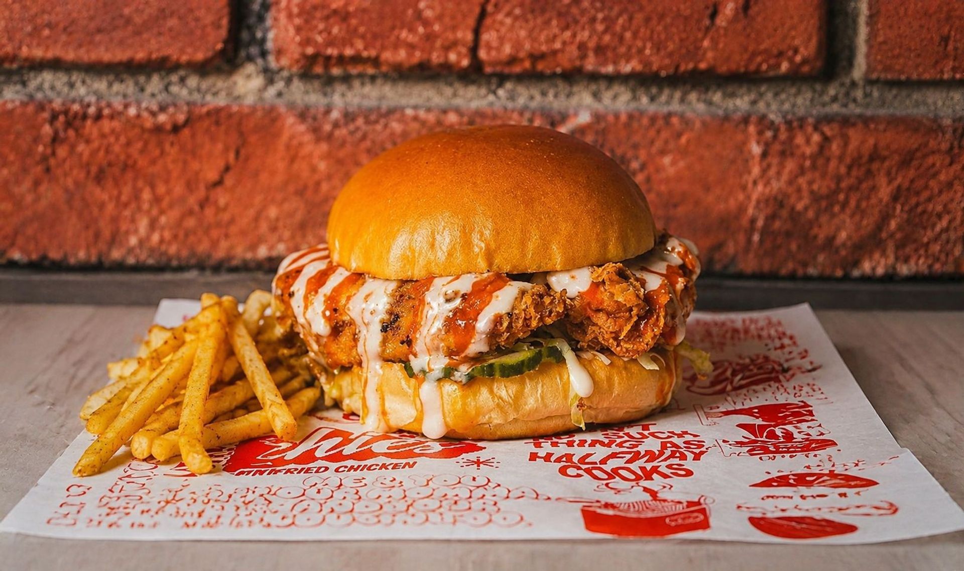 🍔 + 🍟 Chicken Burger + Fries