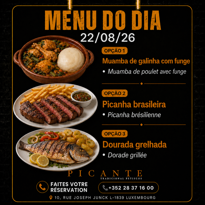 Menu Du Jour Dourada Grelhada (Dorade Grillé)