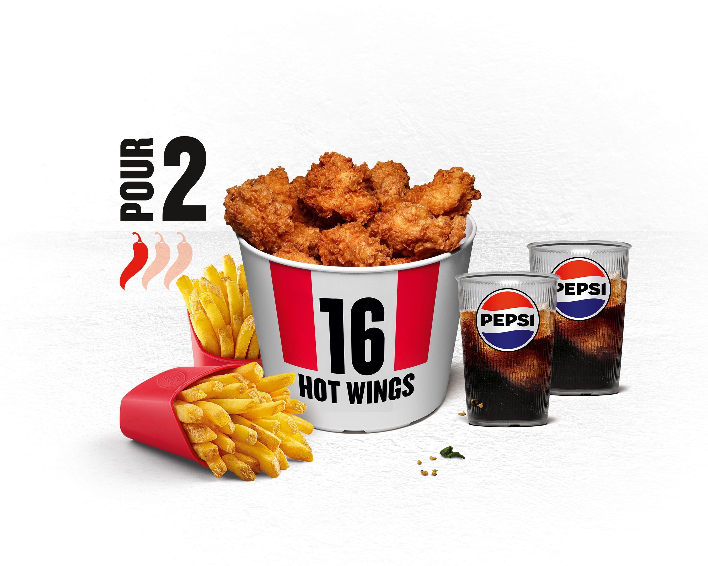 Menu Bucket Duo - 16 Hot Wings®