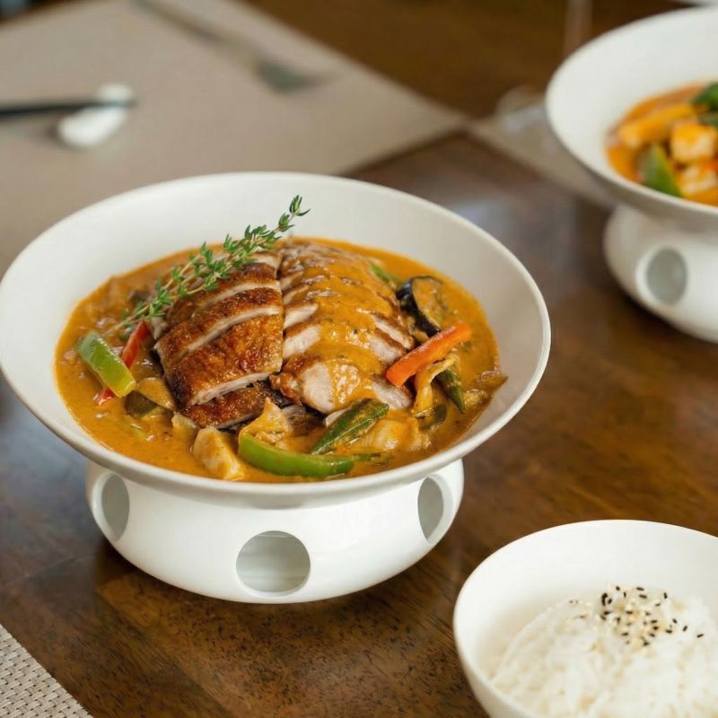 Canard Curry Thaï Et Lait De Coco