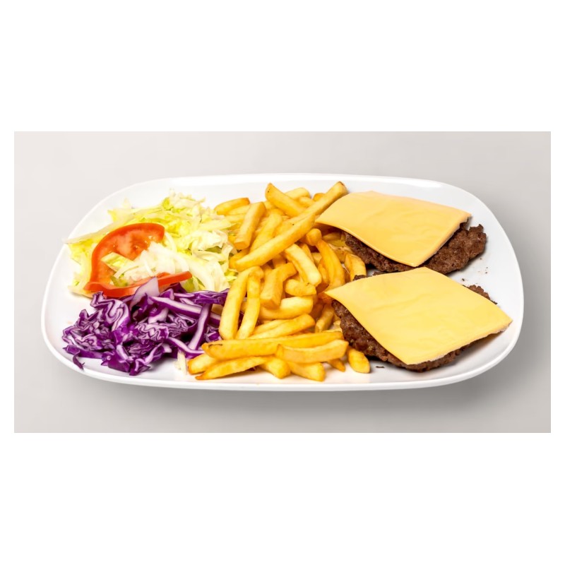Assiettes Cheeseburger