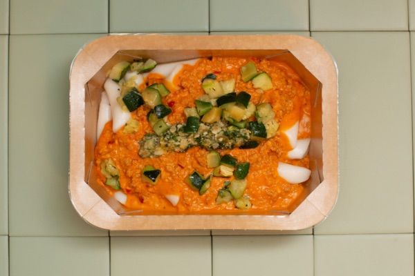 Gnocchi De Riz Coréen, Salsiccia Nduja