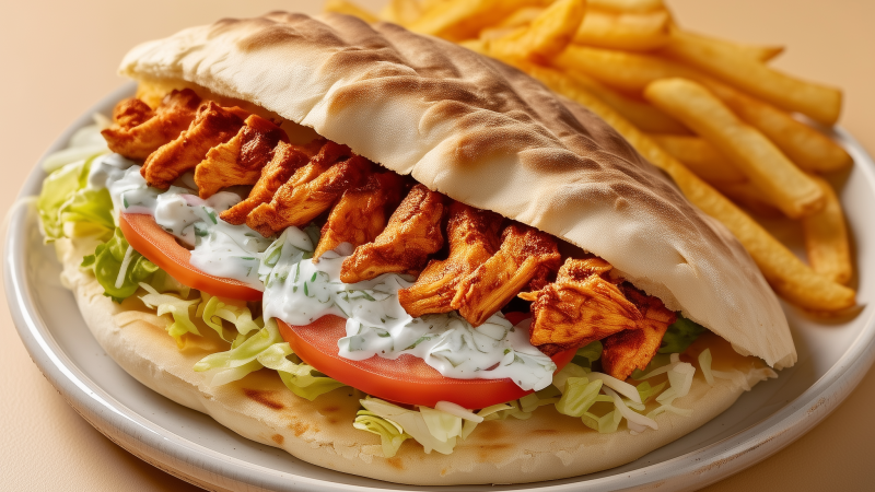 Sandwich Brochette De Poulet