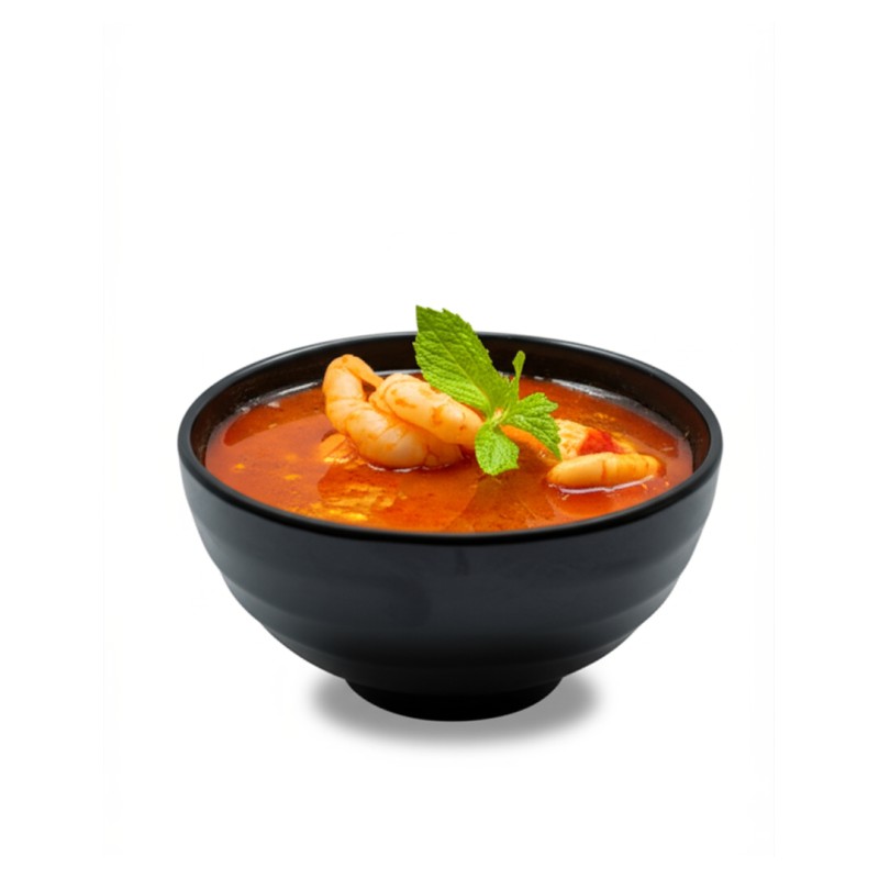 Potage Tom Yam Kung Scampis
