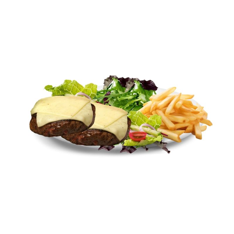 Assiette Cheeseburger