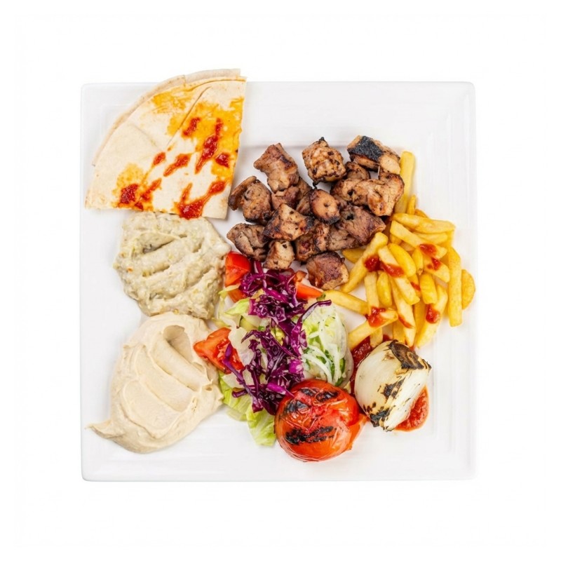 Assiette Brochette D'agneau 4 Personnes