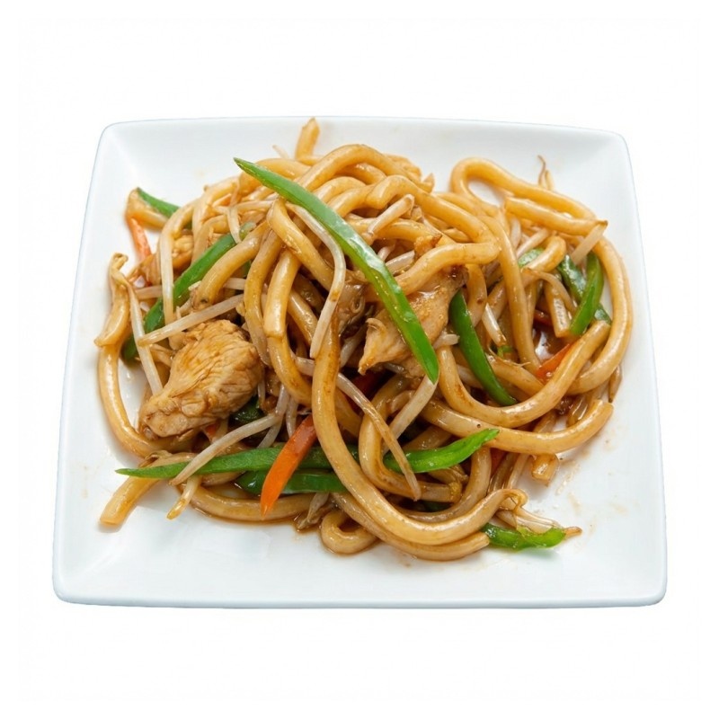 Nouilles Sautees Au Poulet