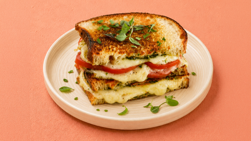 Croque Tomate Mozzarella