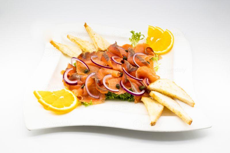 Assiette De Saumon Fumé