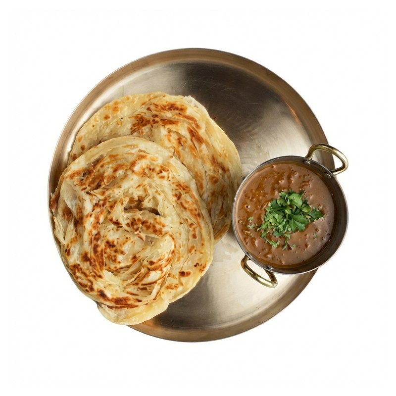 Parotta With Mutton Curry