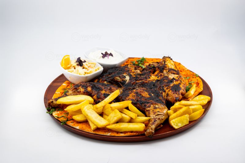 Poulet Entier Au Charbon